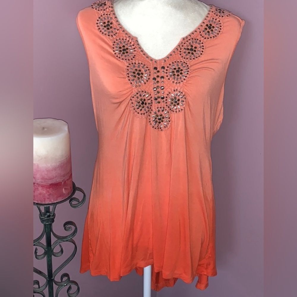 Style & Co studded ombré top